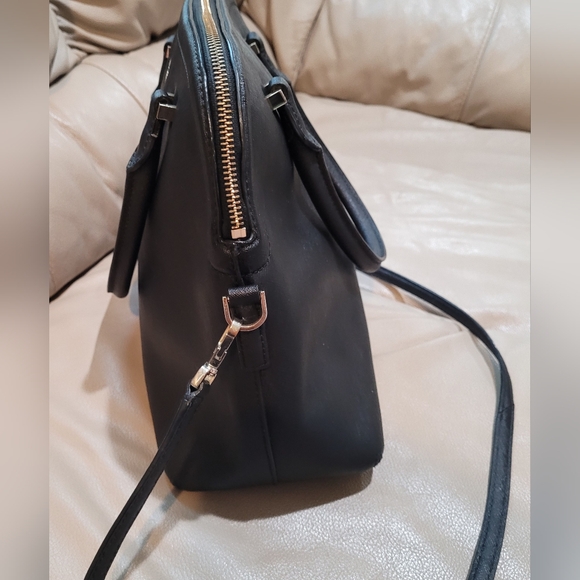 Kate Spade Black Saffiano Leather bag with crossbody strap, 13"x10"x5" EUC - Picture 10 of 15